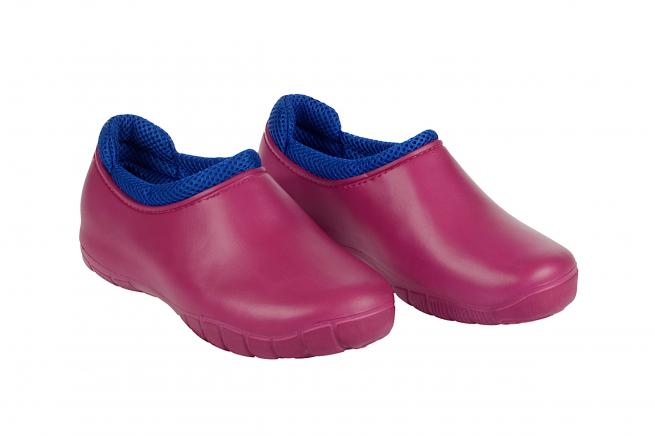 Pantofle ogrodowe damskie ETS-05N Różowe