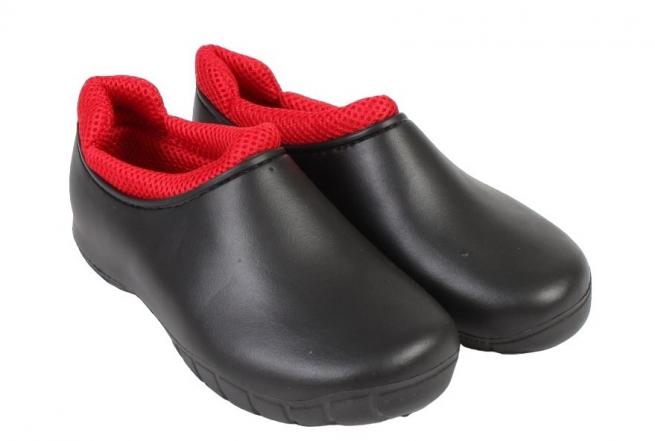 Pantofle ogrodowe damskie ETS-05N czarne
