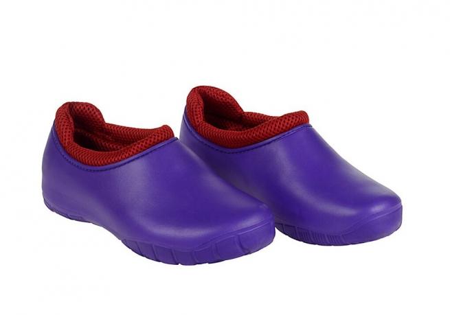 Pantofle ogrodowe damskie ETS-05N fioletowe