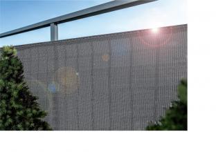 Mata balkonowa osłonowa 1,5x5 m grafit szara